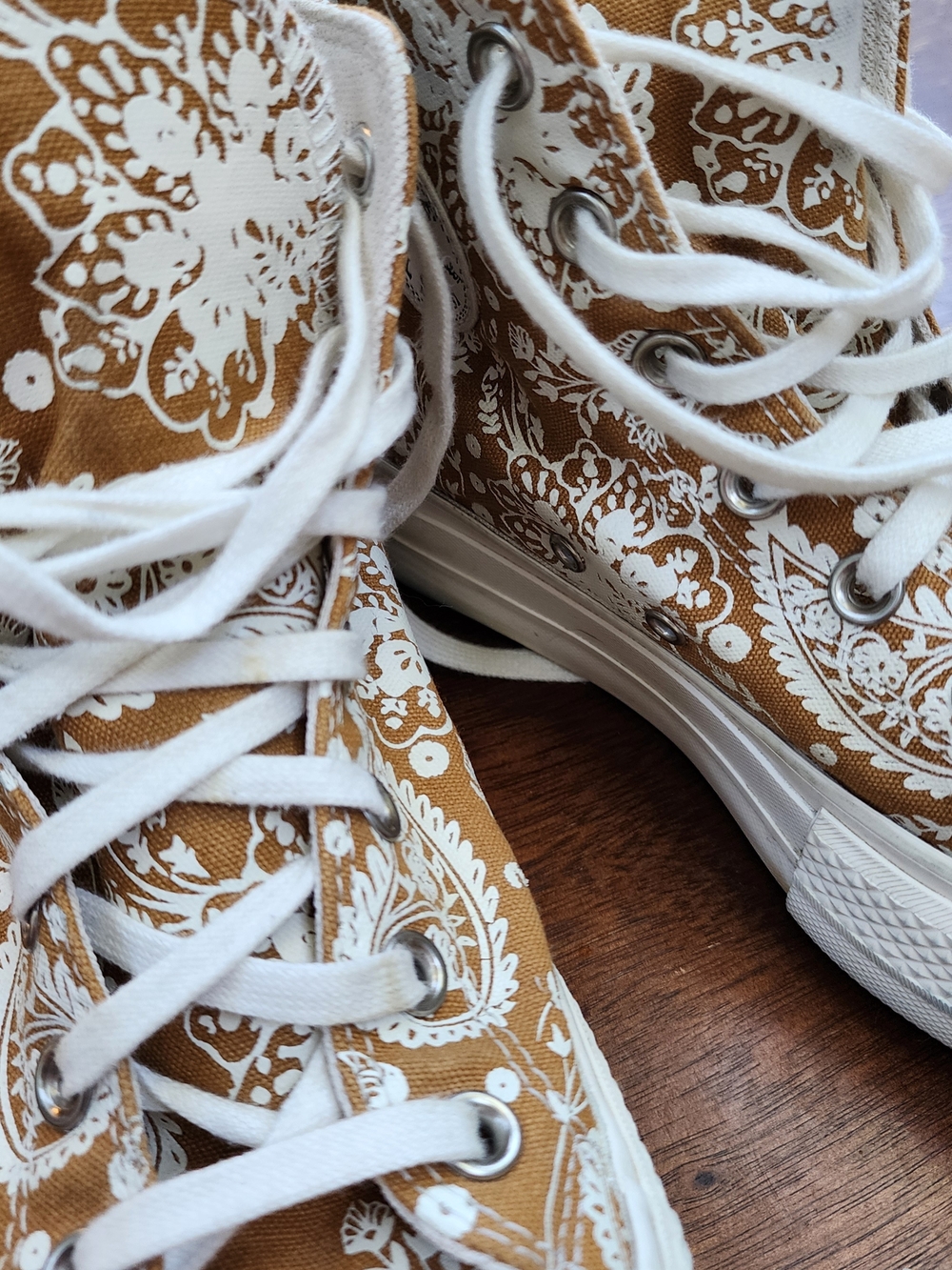 Converse Chuck Taylor All Star Platform High Fall Florals Paisley Wheat [8]